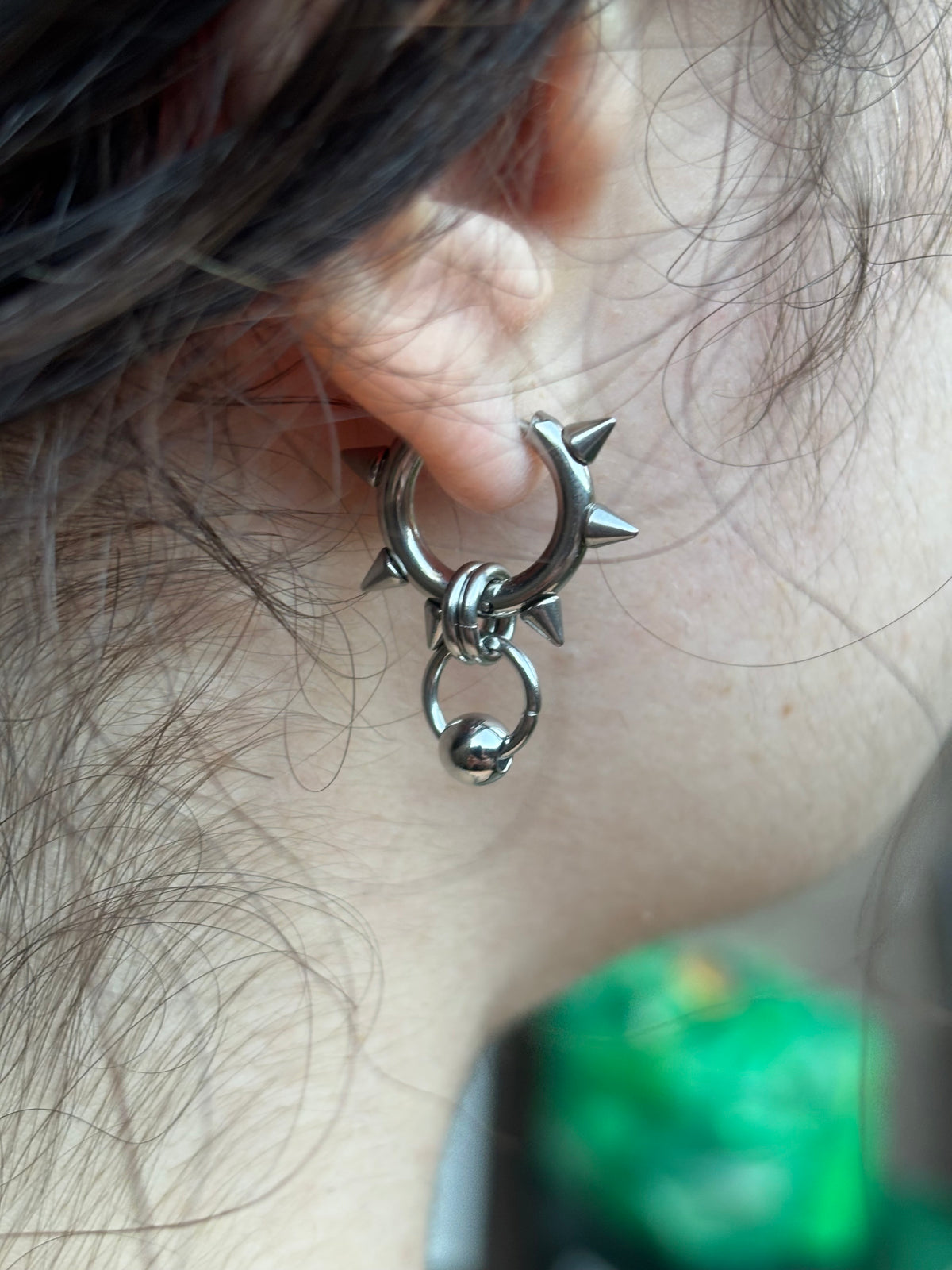 Spiked Asymmetrical earrings