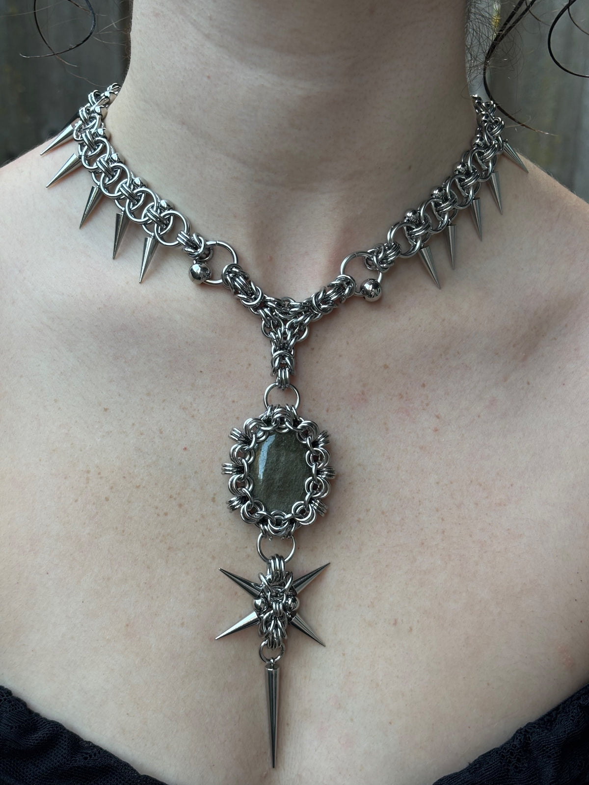 Spiked Golden Sheen Obsidian