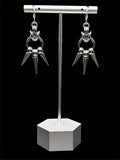 Triple Spike Earrings
