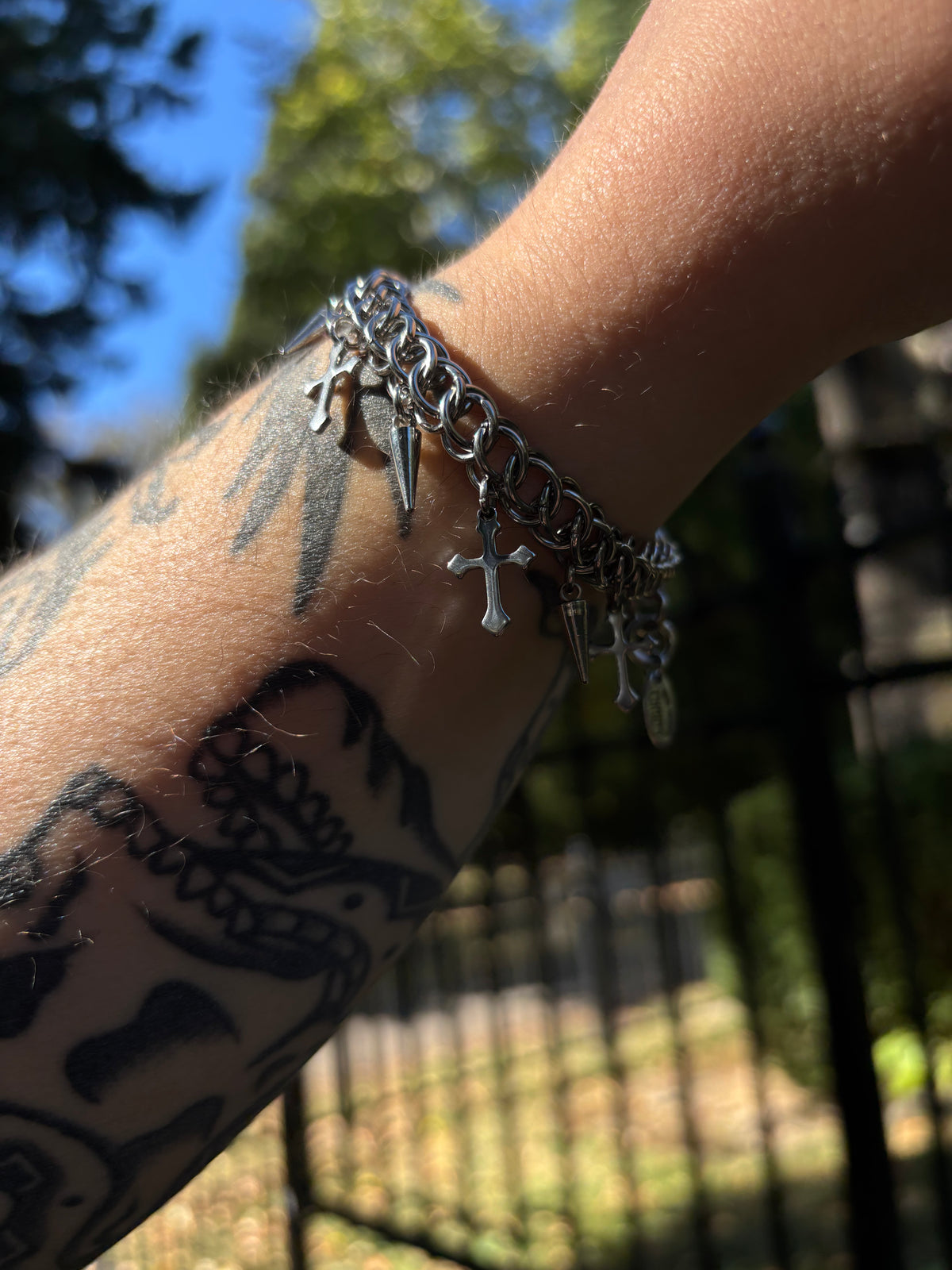 Cross Charm Bracelet