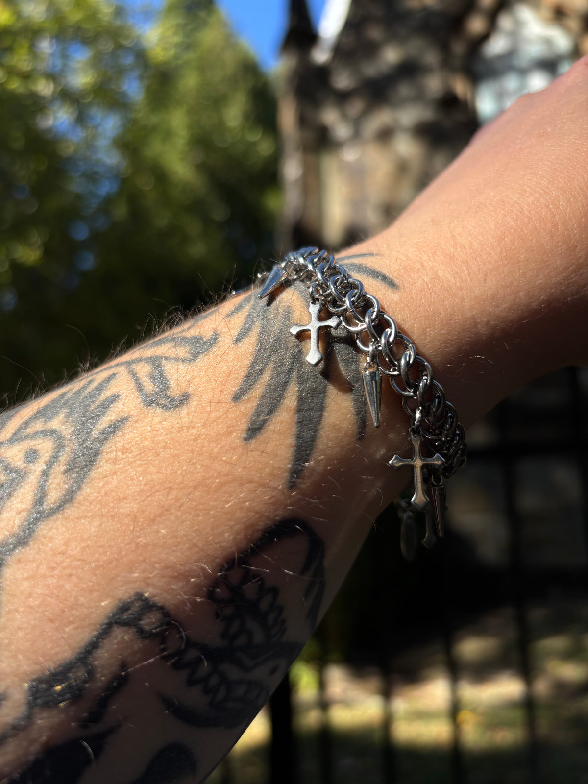 Cross Charm Bracelet