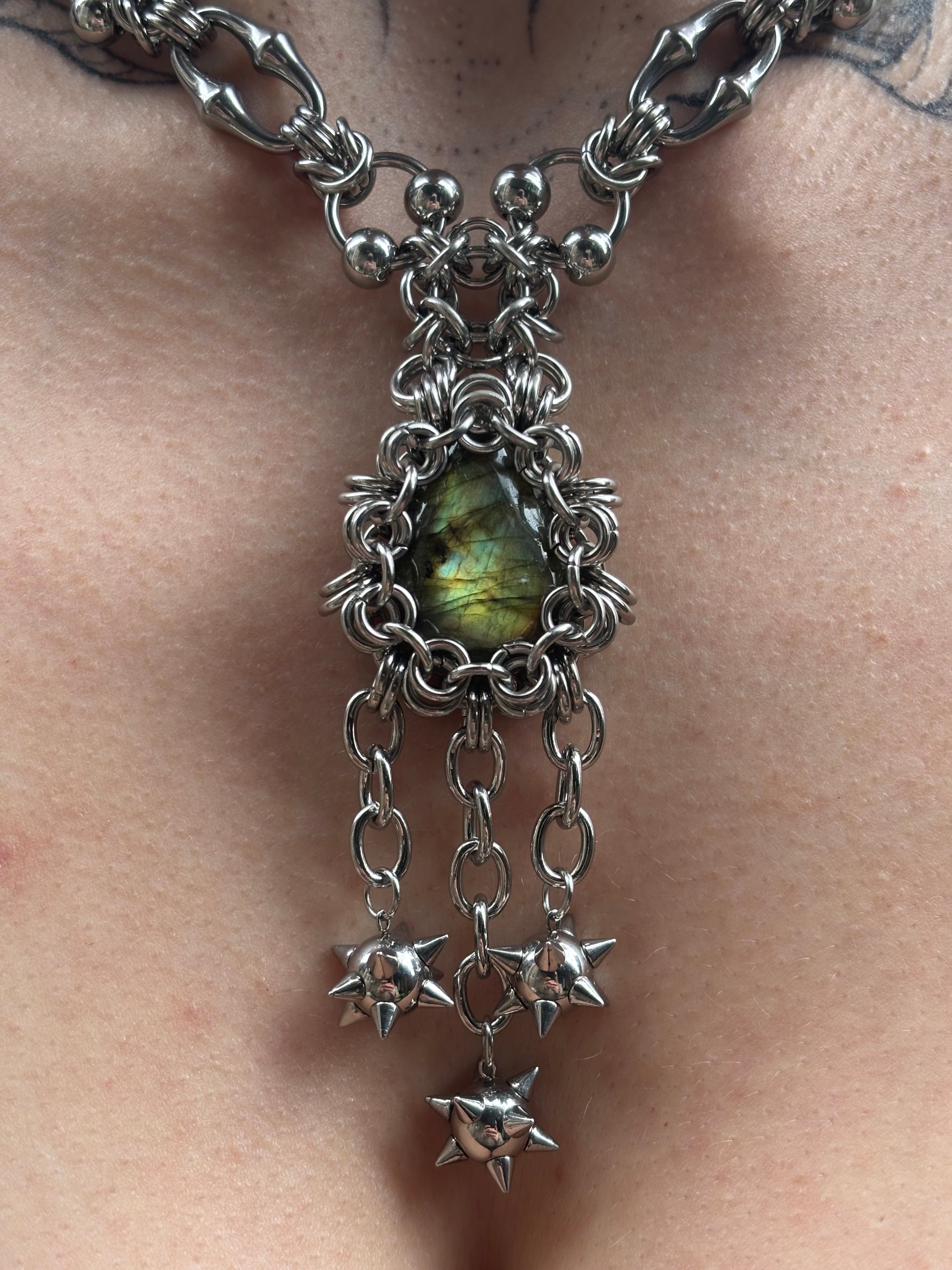 Triple Flail-Labradorite