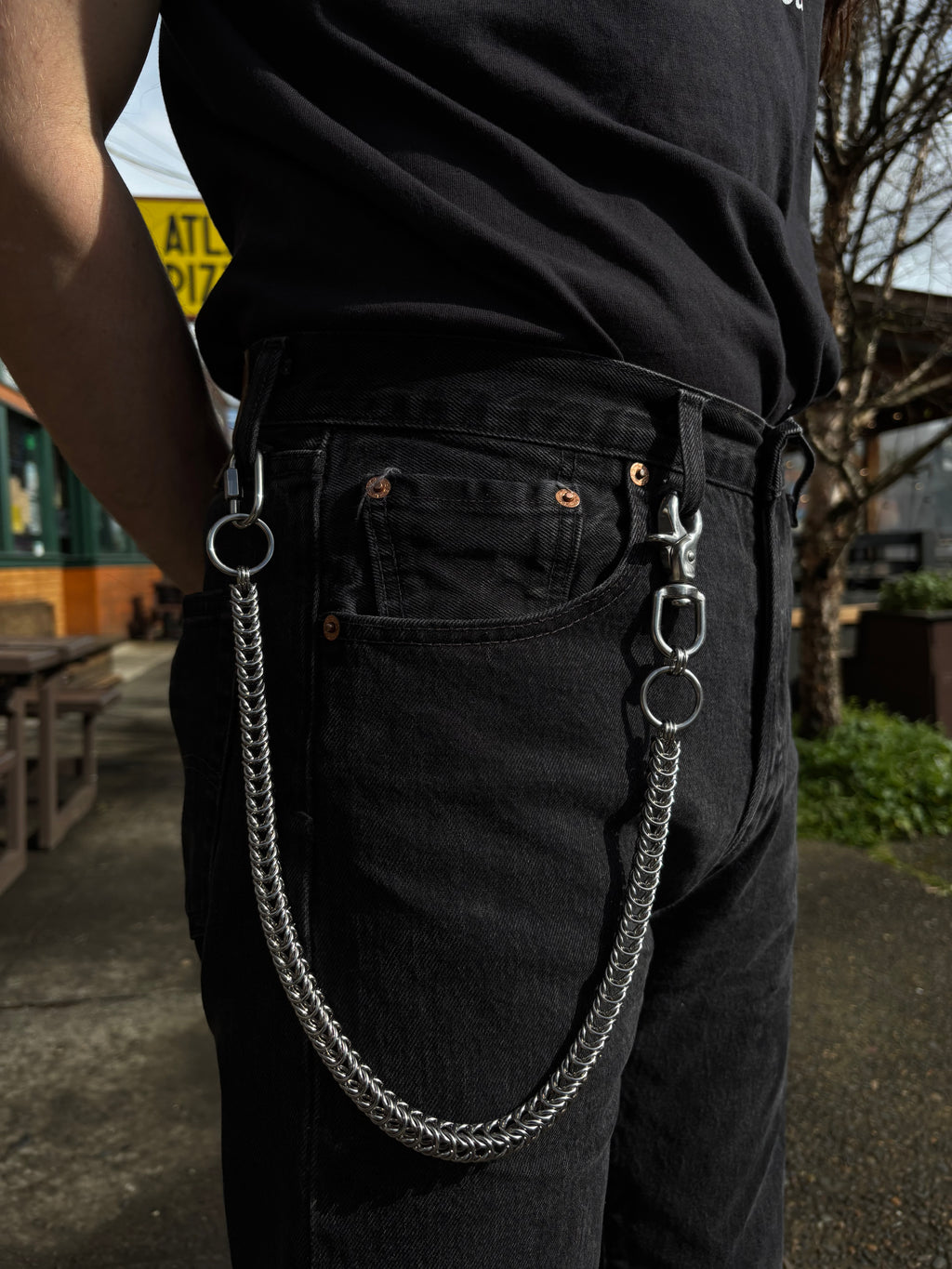 Box Weave Wallet Chain
