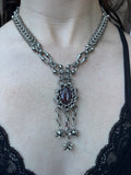 Triple Flail-Red Agate