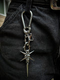 Manticore Spiked Chain Link Carabiner