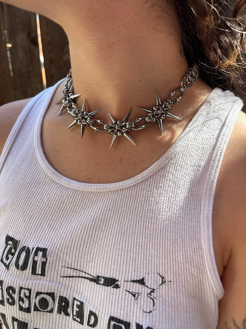 Manticore Spiked Choker