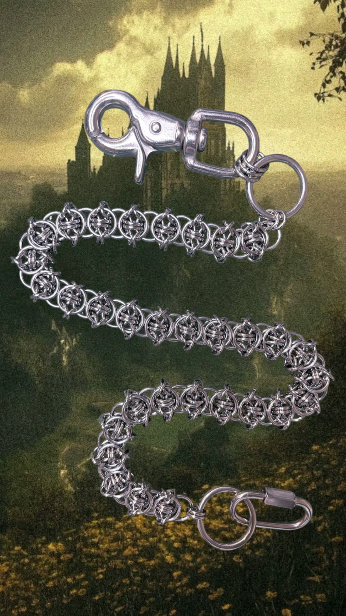 Barbed Wire Wallet Chain