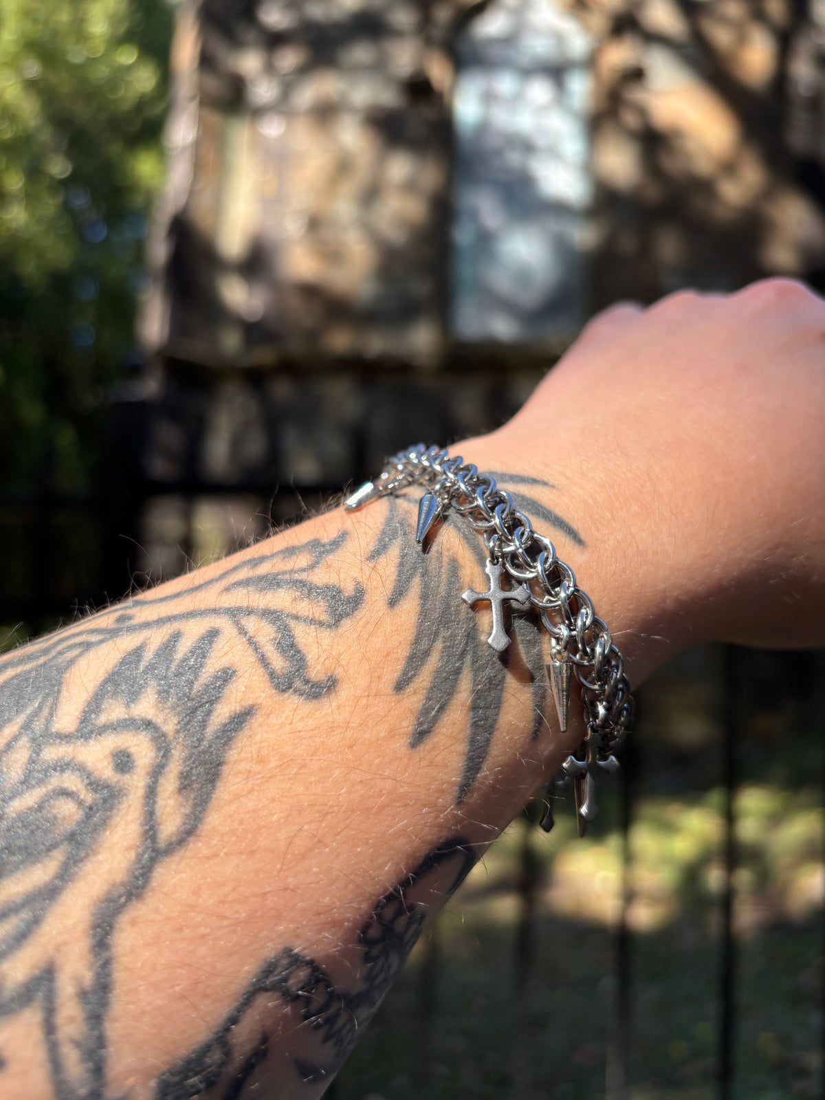 Cross Charm Bracelet