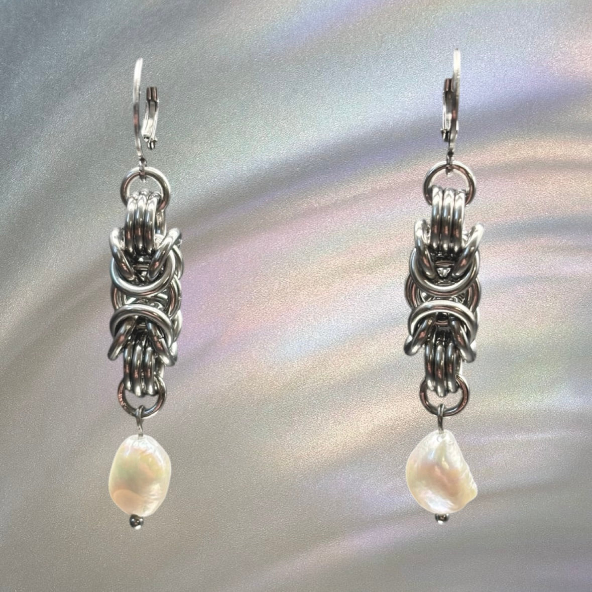 Byzantine Pearl Earrings