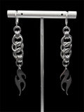 Flame earrings