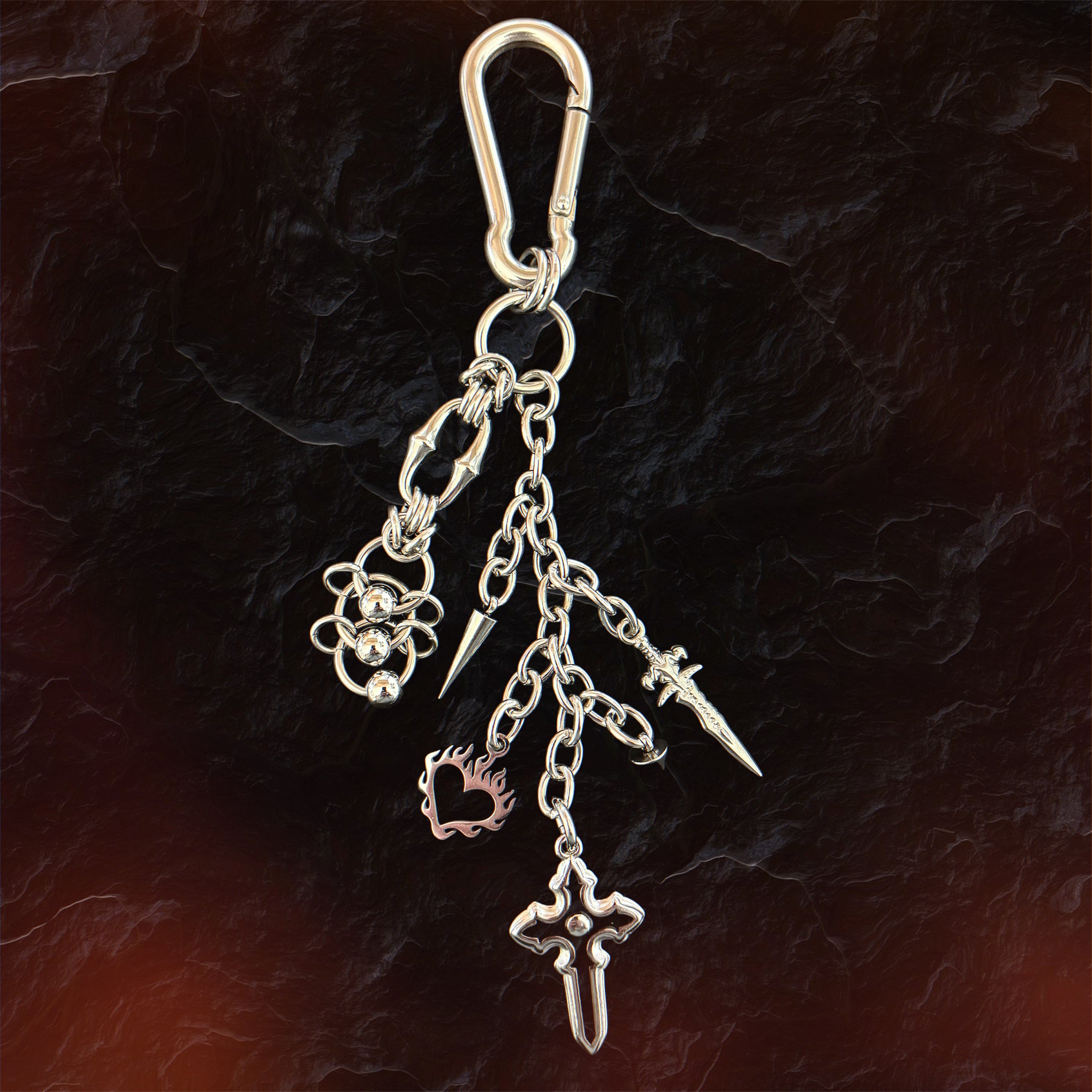 Pierced Bag Charm
