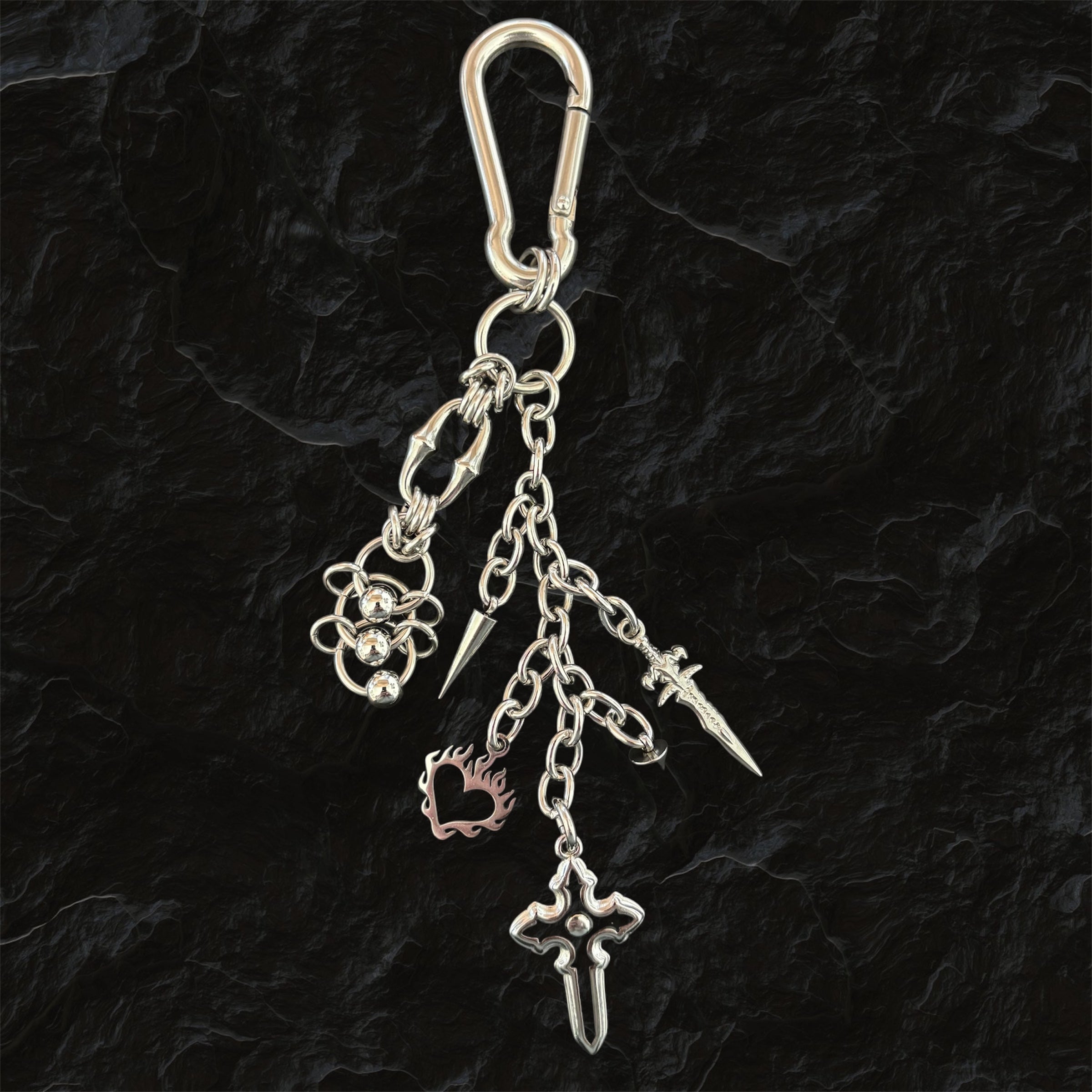 Pierced Bag Charm